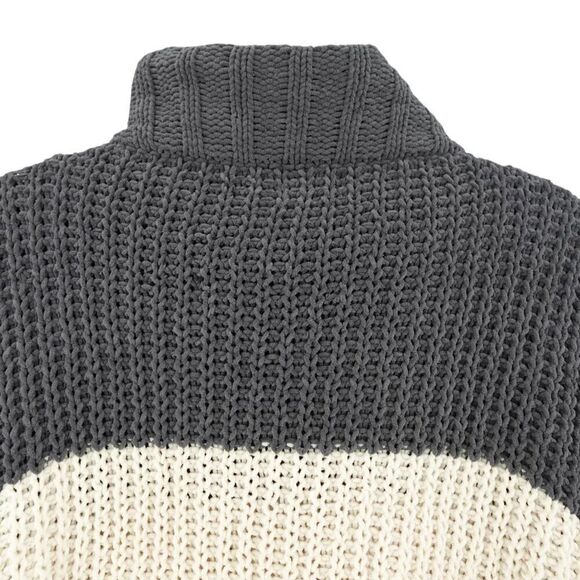 POL Orange Cream Chunky Turtleneck Sweater MED - Picture 5 of 10